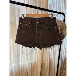 Black Levi’s 501 Shorts